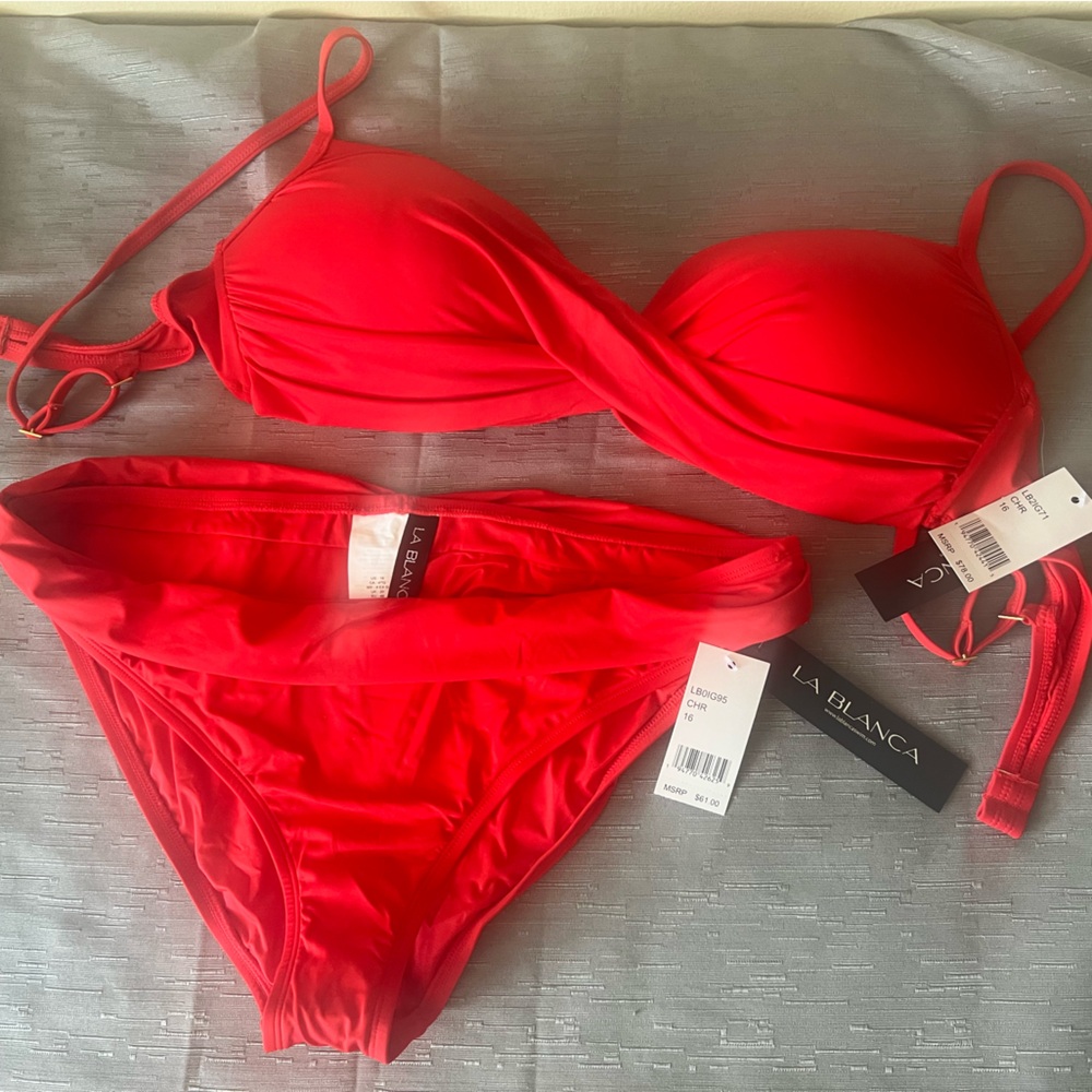 La Blanca Island Goddess Cherry Bikini Set